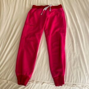 Figs pink scrub pants